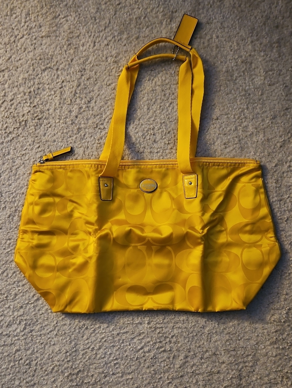 Yellow Signature Travel Tote Bag